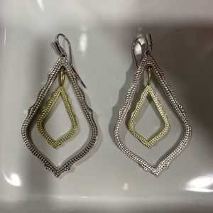 Kendra Scott Two Tone Sophie earrings